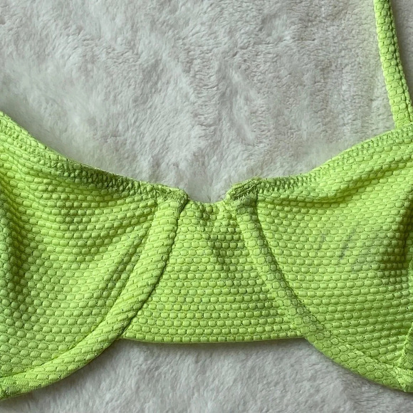 NWOT Frankie’s bikinis Sundance neon underwire bikini top 19372 - Picture 7 of 11